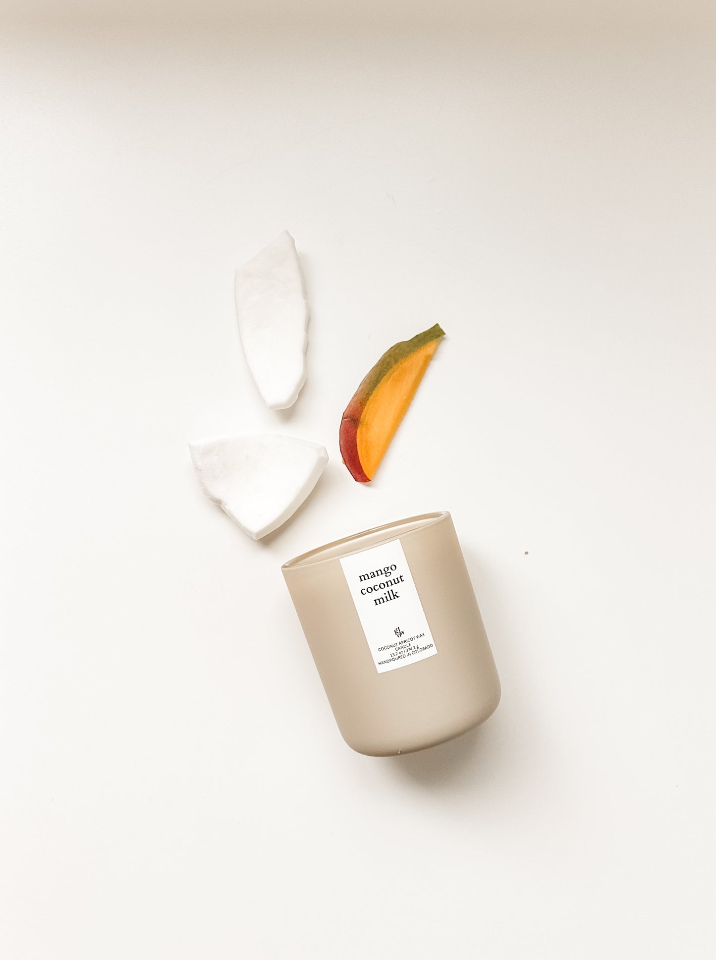 mango + coconut milk
