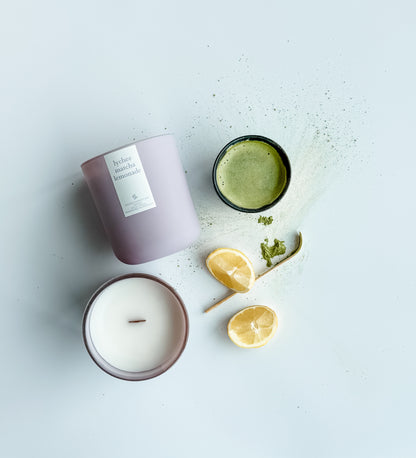 lychee matcha lemonade